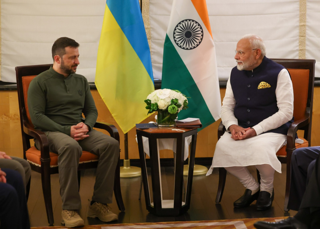 PM Modi meets President of Ukraine