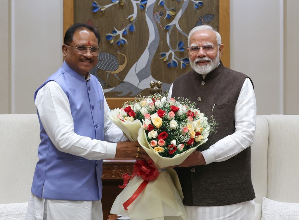 CM Vishnu Deo Sai meet PM Modi