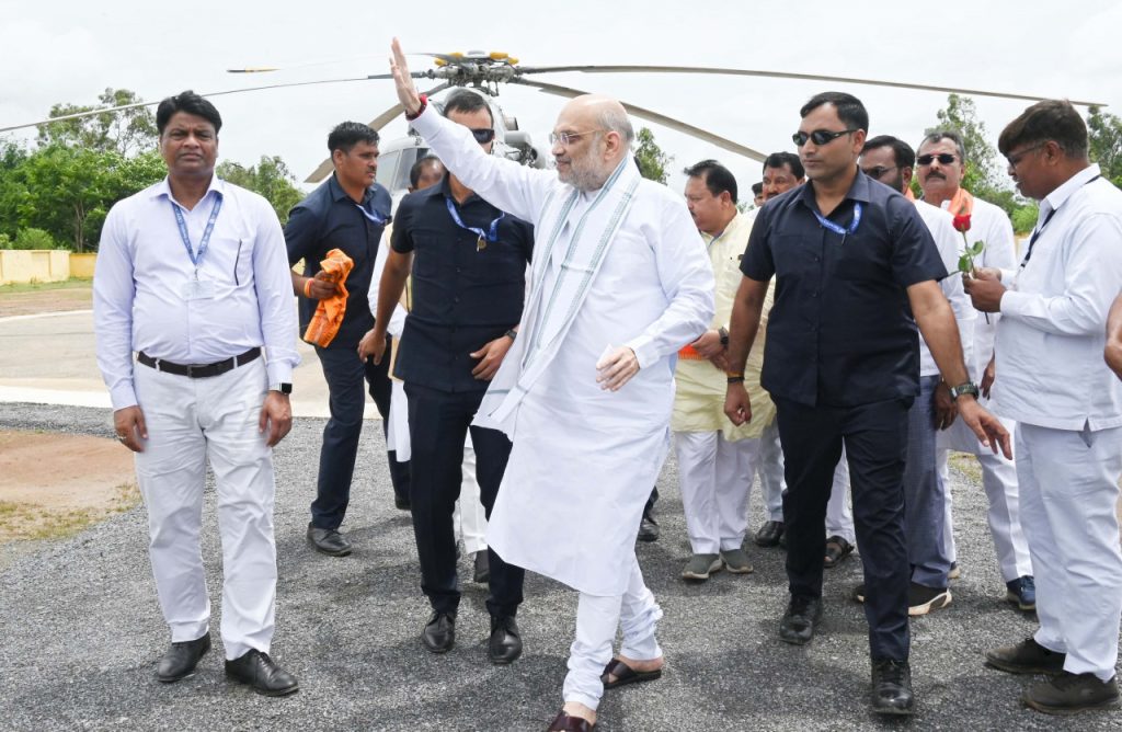 Home minister Amit Shah in Chhattisgarh